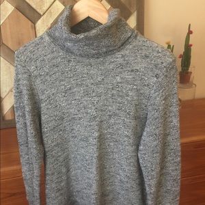J Crew Gray Large high neck sweatshirt